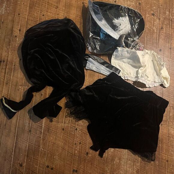 Dolls Kill Pirate Maiden Ren-Faire Crop Top Mini Skirt Outfit - Picture 5 of 5